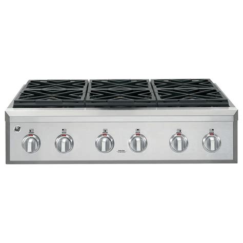 ge 6 burner gas cooktop